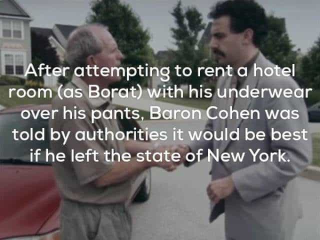 20 Funny Facts About Sacha Baron Cohen And His Creations