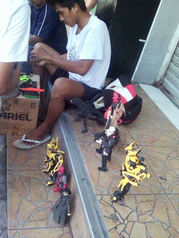 Filipino Man Makes Action Figures Out Of Old Flip Flops and They&#8217;re Impressive