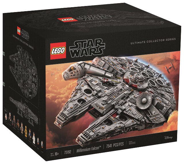 The New Lego 800 Millennium Falcon 7541 Piece Set - 