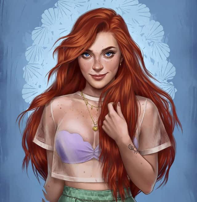 How Disney Princesses Would Look Like If They Lived In 2017