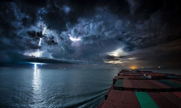 The Incredible 30-Day Journey Of A Cargo Ship In A Timelapse