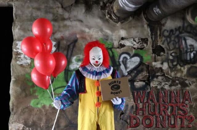 Donut Store is Experimenting With Scary Clown Delivery Service