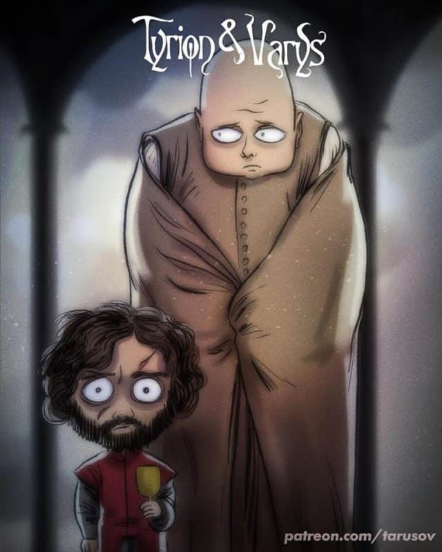 Tim Burton Style Game of Thrones Fan Art