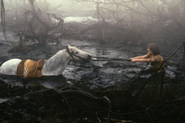 Artax Sinking into The Swamp of Sadness in “The Neverending Story” Might be the Saddest Movie Scene Ever