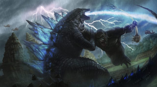 Fanmade Poster of What Godzilla vs King Kong Might Look Like for Warner Bros