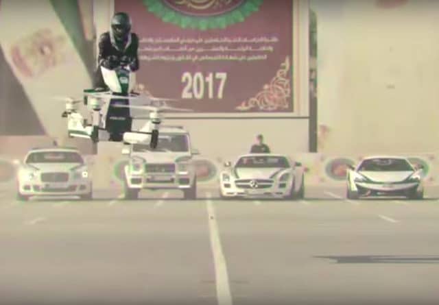 Dubai Police Unveils Hoverbike and Plans To Put it In Service By 2020
