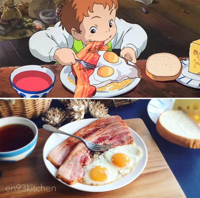 Food from Hayao Miyazaki Anime Films In Real Life