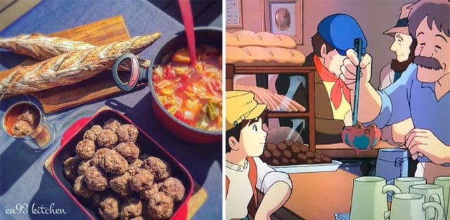 Food from Hayao Miyazaki Anime Films In Real Life