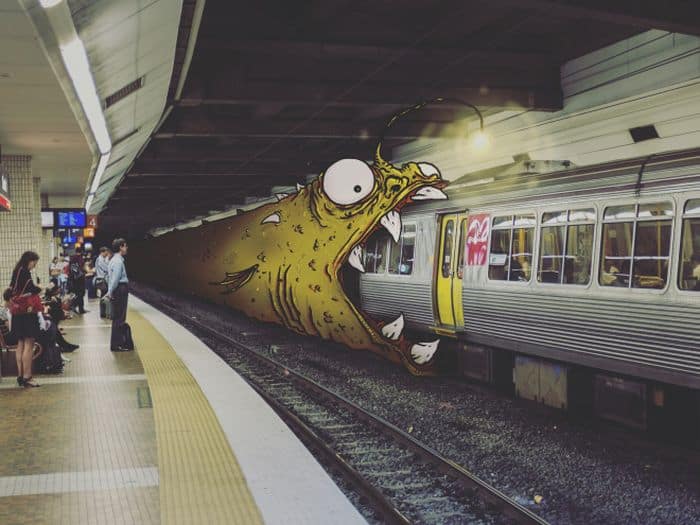 Artists Adds Funny Monsters to Everyday Life Photos