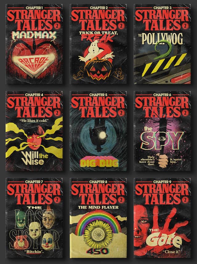 Stranger Things Season 2 Episodes Reimagined As Vintage Paperback