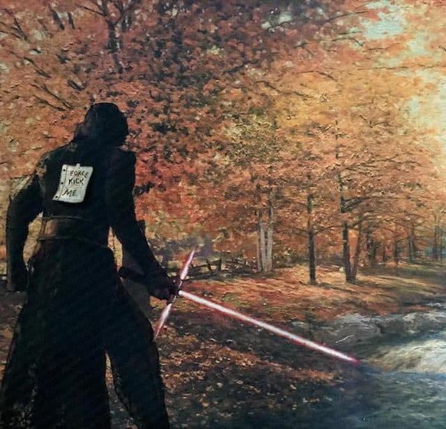 Artist Transforms Thrift Store Paintings With Pop Culture References