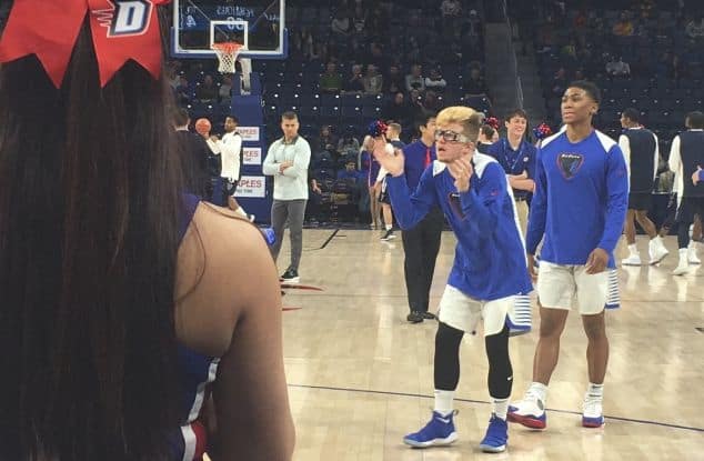 DePaul Hoops Walk On is Becoming a Celebrity for his Bench Antics