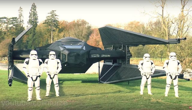 Colin Furze Builds Replica of Kylo Ren&#8217;s TIE Silencer Spacecraft