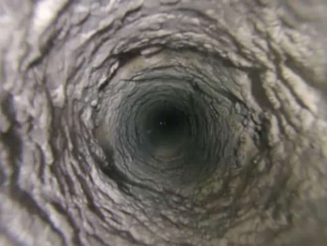 Interesting Video From A GoPro Being Lowered Down A Well