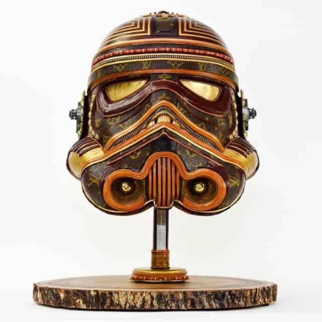 Artist Upcycles Louis Vuitton Bags Into Star Wars Masks