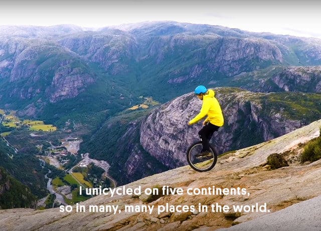 Here&#8217;s an Interview With A Professional Mountain Unicyclist