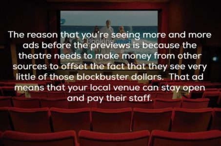 Over 20 Secret Facts About Movie Theaters