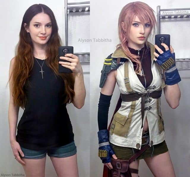 Alyson Tabbitha’s Amazing Before and After Cosplay Pictures