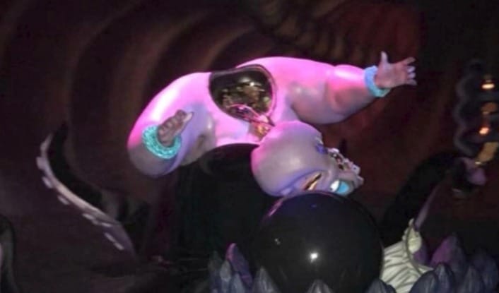 Animatronic Ursula Loses Head On Disney Little Mermaid Ride, Keeps On Singing