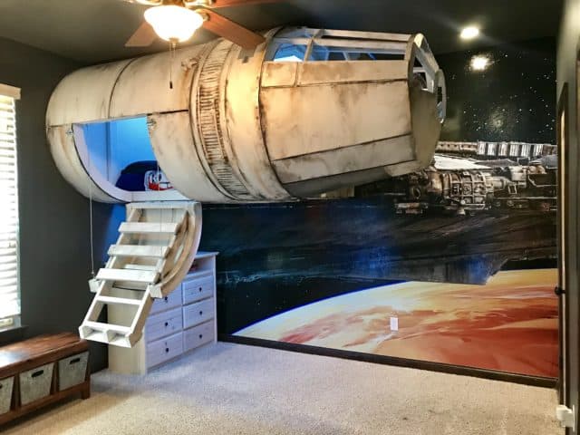 Check Out This Awesome Millennium Falcon Bedroom