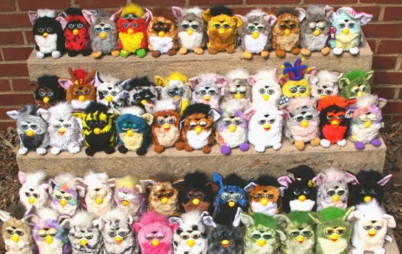 The Furby Organ:  A Musical Instrument made from Furbies