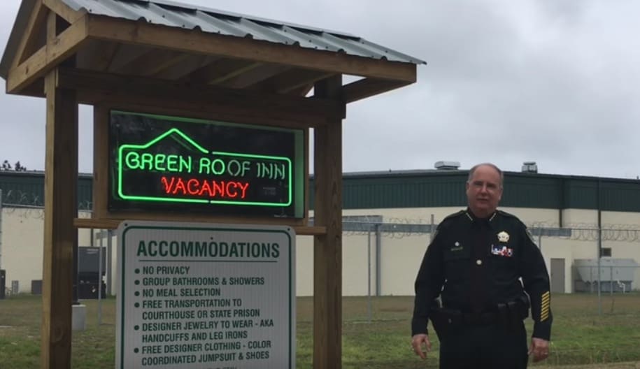 Wacky Sheriff does “Interesting” Fake ad for County Jail