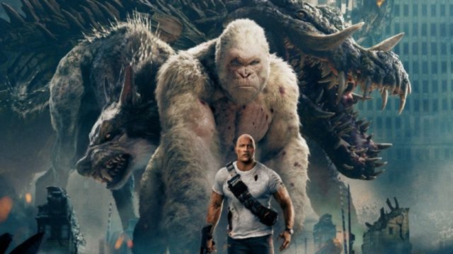 ‘Rampage’ Predicted to Open with Tepid  Million Weekend Gross