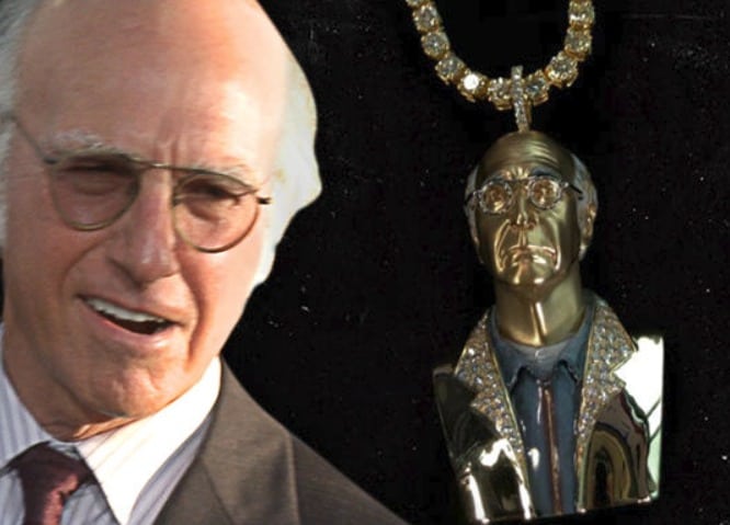 Larry David’s Face Immortalized With $150,000 Chain