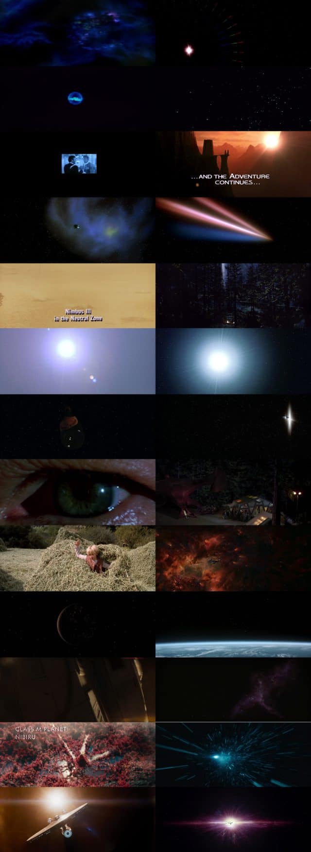 The First and Final Shots of Film Franchises