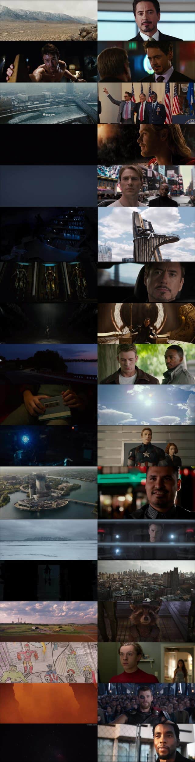 The First and Final Shots of Film Franchises