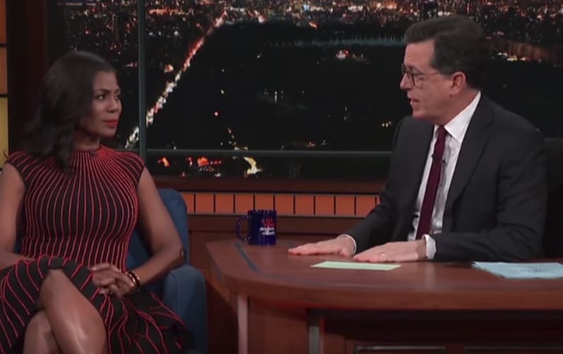 Stephen Colbert’s Interview with Omarosa Was Extremely Awkward