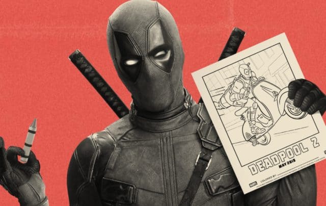 deadpool 2's next marketing ploy is coloring book pages
