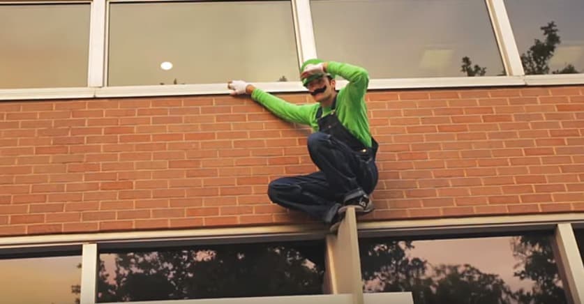 Super Mario Brothers Parkour (In Real Life)