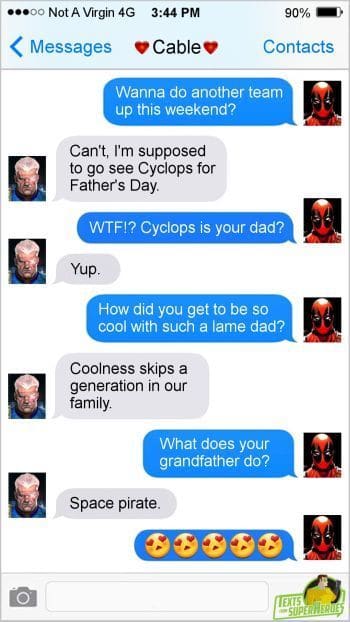 A Collection of Funny Texts from Superheroes