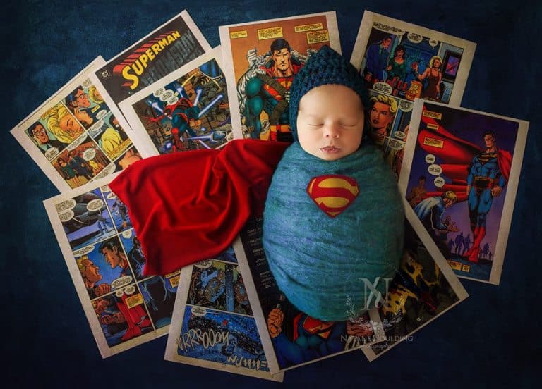 Superhero, Sci-Fi, and Pop Culture Newborn Photoshoots