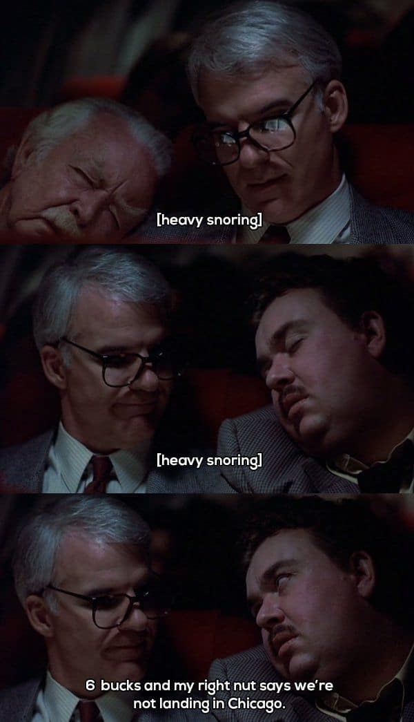 A Collection of Great Quotes from "Planes, Trains, and Automobiles"