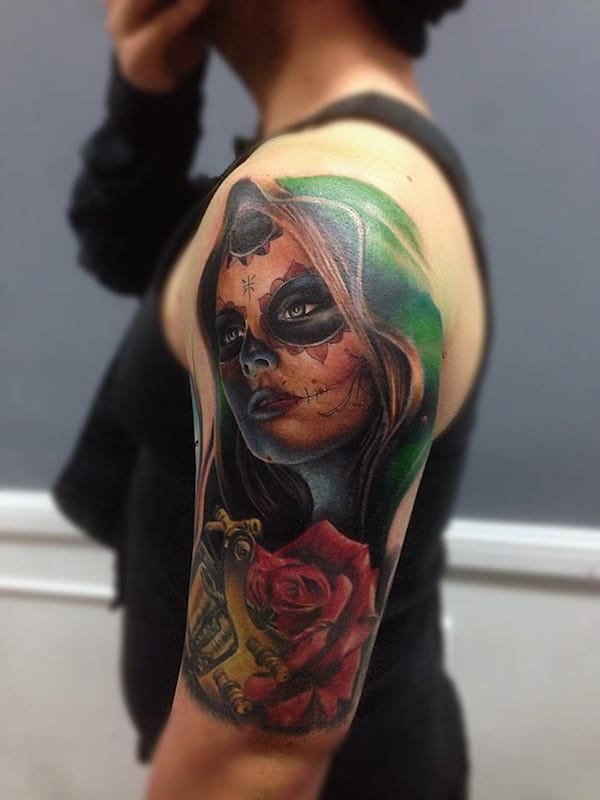 A Pretty Cool Gallery of Day of the Dead Tattoos