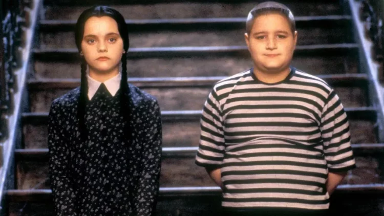 Wednesday and Pugsley Addams brother sister duo in The Addams Family