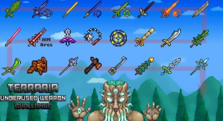 The Top Ten Terraria Weapons You Can Use