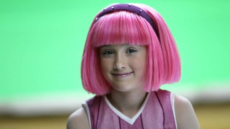 lazy town girl arrested