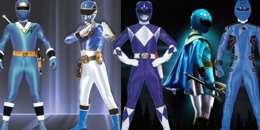 big blue power ranger