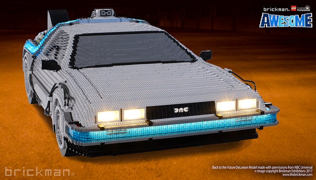 Massive “Back to the Future” LEGO DeLorean Time Machine