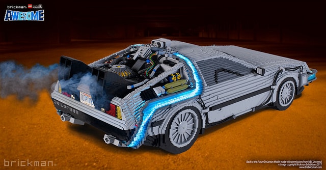 Massive &#8220;Back to the Future&#8221; LEGO DeLorean Time Machine