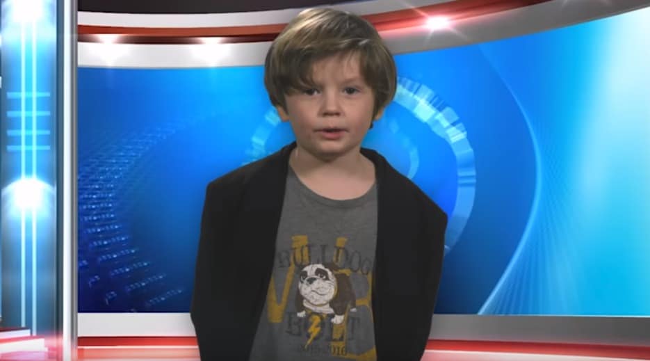 Kindergartner Gives Weather Report Pokemon Style