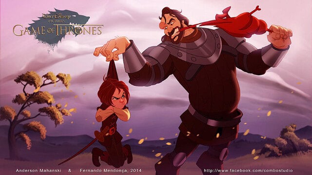 Game of Thrones Characters in the Style of Disney