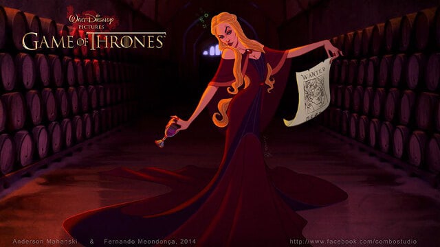 Game of Thrones Characters in the Style of Disney