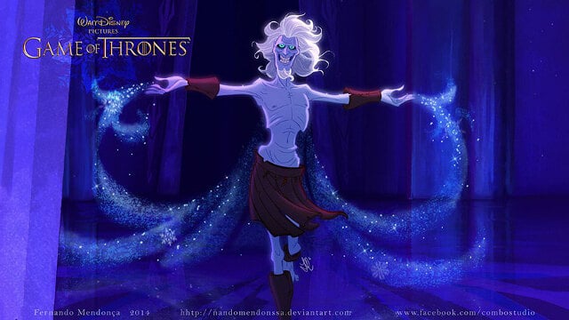 Game of Thrones Characters in the Style of Disney