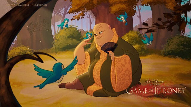 Game of Thrones Characters in the Style of Disney