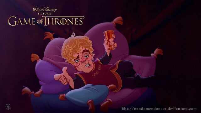 Game of Thrones Characters in the Style of Disney