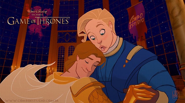 Game of Thrones Characters in the Style of Disney